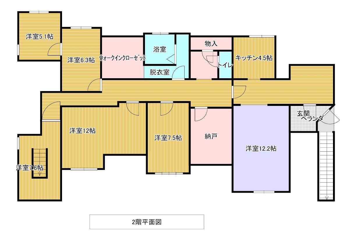 2階間取り図